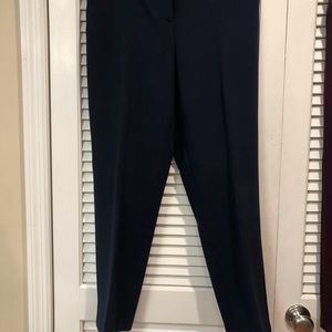 Theory Padra Crepe Pants - Navy